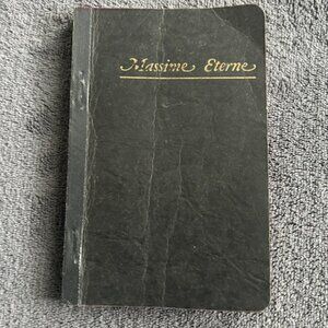 Vintage Catholic Prayer Book Italian MASSIME ETERNE Alfonso De' Liguori 1942